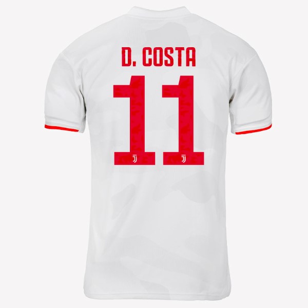 Camiseta Juventus NO.11 D.Costa Segunda equipo 2019-20 Gris Blanco